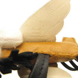 美品 エルメス ロデオペガサスPM Z刻印(2021年製) アニューミロ チャイ ブラック ナタ バッグチャーム キーホルダー 0080【中古】HERMES