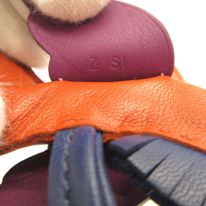 新品同様 エルメス ロデオペガサスPM Z刻印(2021年製) アニューミロ カーネリアン アネモネ ブルーサフィール バッグチャーム キーホルダー 0081【中古】HERMES