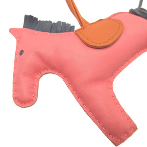 エルメス ロデオチャームMM アニューミロ ローズアザレ ブルードマルト ポルナリン バッグチャーム キーホルダー 0082【中古】HERMES