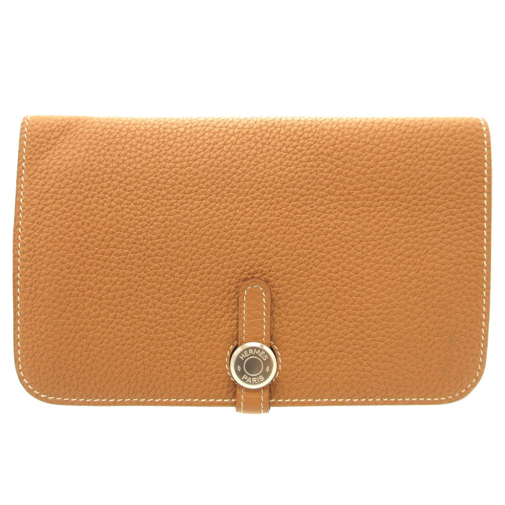 未使用 エルメス ドゴンGM トゴ ゴールド Y刻印(2020年製) 長財布 財布 コインケース カードケース 0086【中古】HERMES