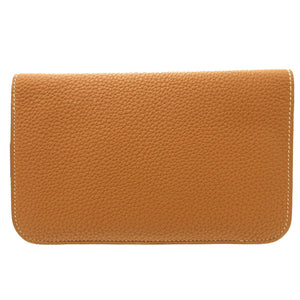 未使用 エルメス ドゴンGM トゴ ゴールド Y刻印(2020年製) 長財布 財布 コインケース カードケース 0086【中古】HERMES