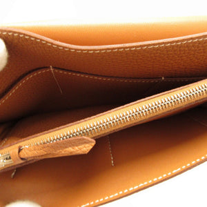 未使用 エルメス ドゴンGM トゴ ゴールド Y刻印(2020年製) 長財布 財布 コインケース カードケース 0086【中古】HERMES