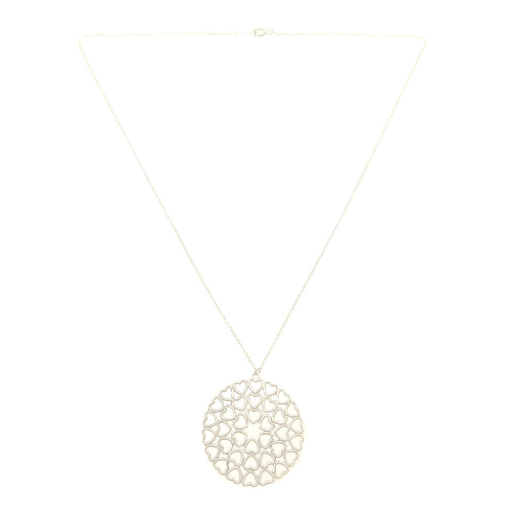 美品 ティファニー パロマピカソ クラウン オブハート メダリオン シルバー925 シルバー ネックレス 0088【中古】TIFFANY