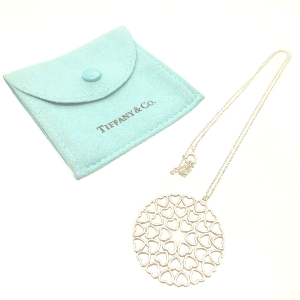 美品 ティファニー パロマピカソ クラウン オブハート メダリオン シルバー925 シルバー ネックレス 0088【中古】TIFFANY