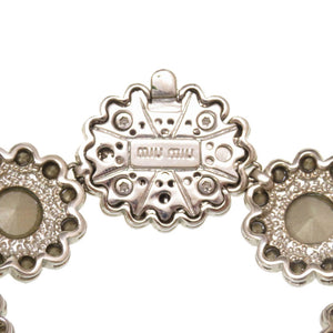 新品同様 ミュウミュウ マルチカラー ストーン ネックレス アクセサリー 0106 【中古】 MIUMIU レディース