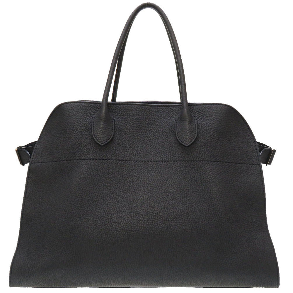 美品 ザ ロウ マルゴー15 レザー ネイビー MARGAUX ハンドバッグ バッグ 紺 0108 【中古】 THE ROW