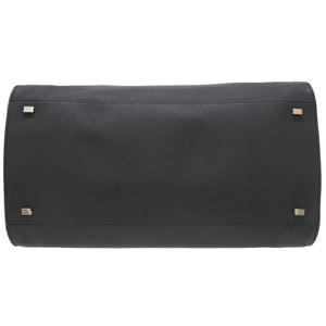 美品 ザ ロウ マルゴー15 レザー ネイビー MARGAUX ハンドバッグ バッグ 紺 0108 【中古】 THE ROW