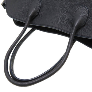 美品 ザ ロウ マルゴー15 レザー ネイビー MARGAUX ハンドバッグ バッグ 紺 0108 【中古】 THE ROW