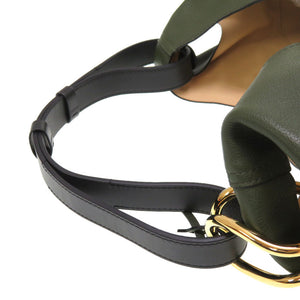 美品 デルボー Givry With Me PM レザー カーキ ワンショルダーバッグ バッグ 緑 0109 【中古】 DELVAUX