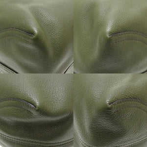 美品 デルボー Givry With Me PM レザー カーキ ワンショルダーバッグ バッグ 緑 0109 【中古】 DELVAUX