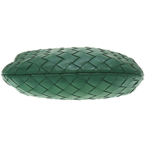 新品同様 ボッテガヴェネタ ミニジョディ レザー グリーン ハンドバッグ バッグ 緑 0112 【中古】 BOTTEGAVENETA