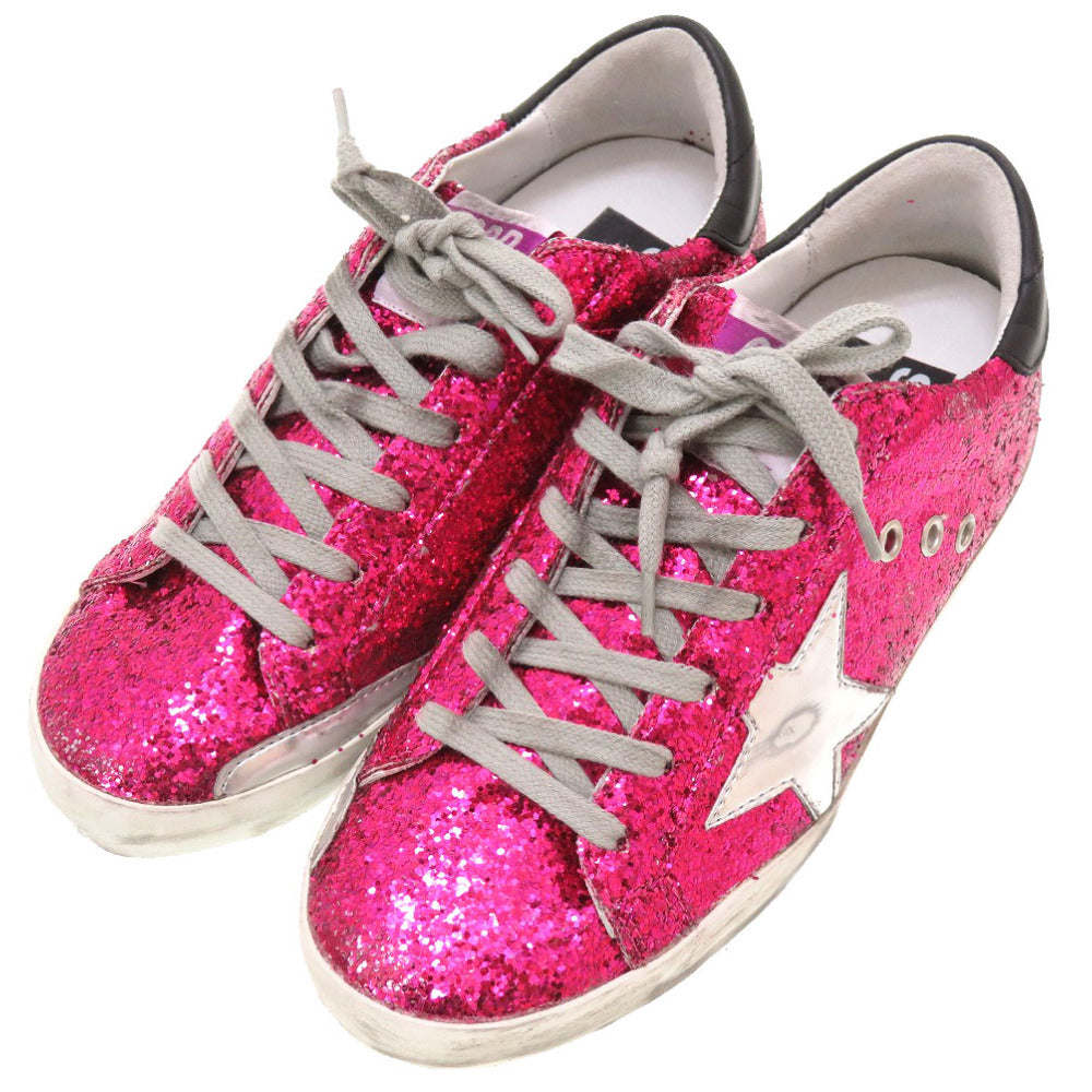 新品同様 ゴールデングース スーパースター スパンコール ピンク サイズ36 スニーカー 靴 0122 【中古】 GOLDEN GOOSE