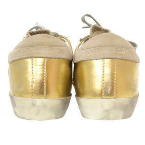 未使用 ゴールデングース スーパースター レザー ゴールド サイズ36 スニーカー 靴 0123 【中古】 GOLDEN GOOSE