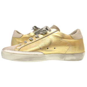未使用 ゴールデングース スーパースター レザー ゴールド サイズ36 スニーカー 靴 0123 【中古】 GOLDEN GOOSE
