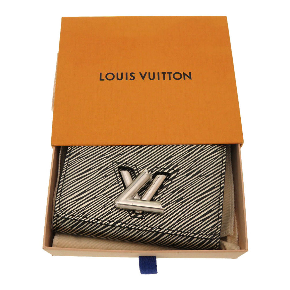 新品同様 ルイ ヴィトン エピ ポルトフォイユ ツイスト プラティーヌ M62055 三つ折り財布 財布 シルバー LV 0126 【中古】 LOUIS VUITTON