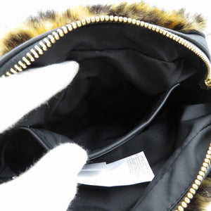 未使用 メゾンマルジェラ グラムスラム チェーンショルダーフェイクファー レザー ゴールド金具 レオパード ブラウン ショルダーバッグ 0134【中古】Maison Margiela