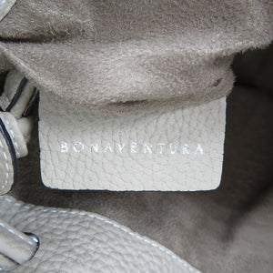 未使用 ボナベンチュラ ノア BDPT2-GG カーフ グレージュ グレー ショルダーバッグ 0138【中古】BONAVENTURA