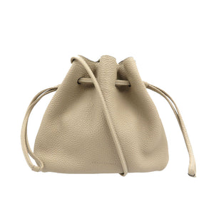 未使用 ボナベンチュラ ノア BDPT2-GG カーフ グレージュ グレー ショルダーバッグ 0138【中古】BONAVENTURA