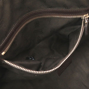 グッチ グッチシマ レザー ブラウン GG 232958 ミニボストンバッグ バッグ 茶 0141 【中古】 GUCCI