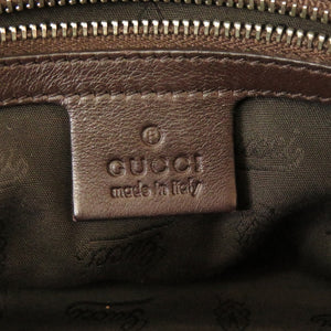 グッチ グッチシマ レザー ブラウン GG 232958 ミニボストンバッグ バッグ 茶 0141 【中古】 GUCCI