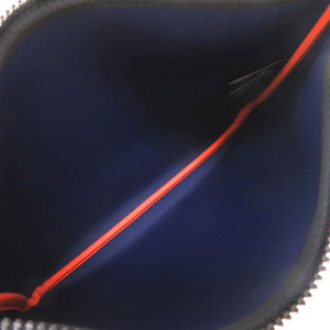 未使用 エルメス ネオバン MM ネイビー ポリエステル ポリウレタン ポリアミド クラッチバッグ バッグ 紺 0144 【中古】 HERMES