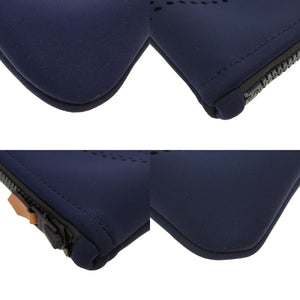 未使用 エルメス ネオバン MM ネイビー ポリエステル ポリウレタン ポリアミド クラッチバッグ バッグ 紺 0144 【中古】 HERMES