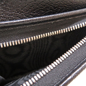 新品同様 グッチ × バレンシアガ ザ ハッカー キャンバス レザー グレー 680385 二つ折り財布 財布 黒 0146 【中古】 GUCCI