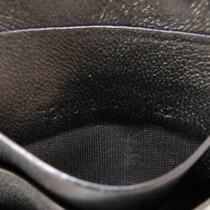 美品 サンローラン パリ レザー ブラック ゴールド金具 612 808 コインケース カードケース 黒 0147 【中古】 SAINT LAURENT PARIS