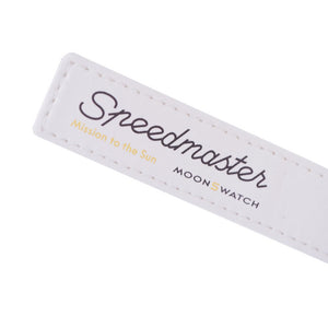 未使用 オメガ ムーンスウォッチ スピードマスター ミッション トゥ サン SO33J100 クオーツ 腕時計 ナイロン/バイオセラミック/ベルクロ イエロー 0150【中古】OMEGA