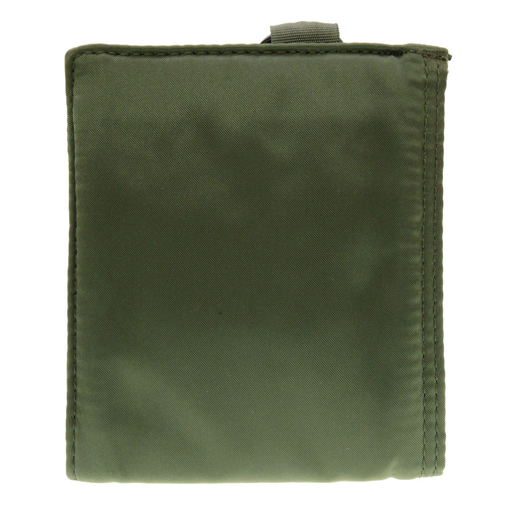 未使用 ポーター ナイロン カーキ 二つ折り財布 財布 0161 【中古】 PORTER メンズ