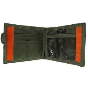 未使用 ポーター ナイロン カーキ 二つ折り財布 財布 0161 【中古】 PORTER メンズ