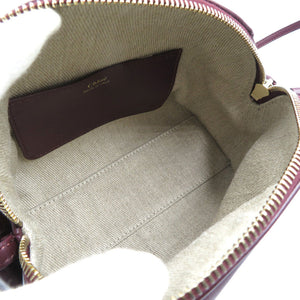 新品同様 クロエ JUDY レザー ゴールド金具 バーガンディ ショルダーバッグ 0165【中古】Chloe