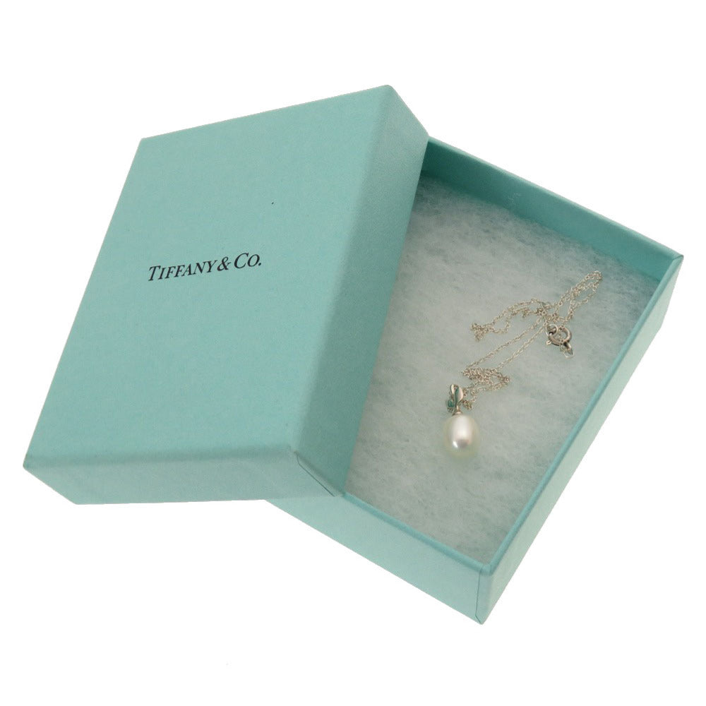 美品 ティファニー オリーブリーフ パロマ ピカソ パール ネックレス シルバー925 アクセサリー 0166【中古】TIFFANY&Co. レディース