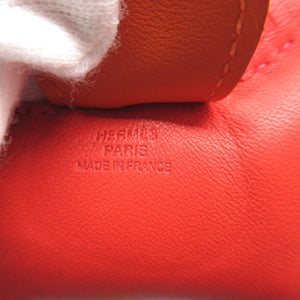 美品 エルメス ロデオチャームMM アニューミロ ルージュインディアン ローズジャイプール オレンジ バッグチャーム キーホルダー 0177【中古】HERMES