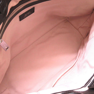 美品 ヌメロ ヴェントゥーノ N°21 レザー ファー ブラック ハンドバッグ バッグ 黒 0178 【中古】NUMERO VENTUNO