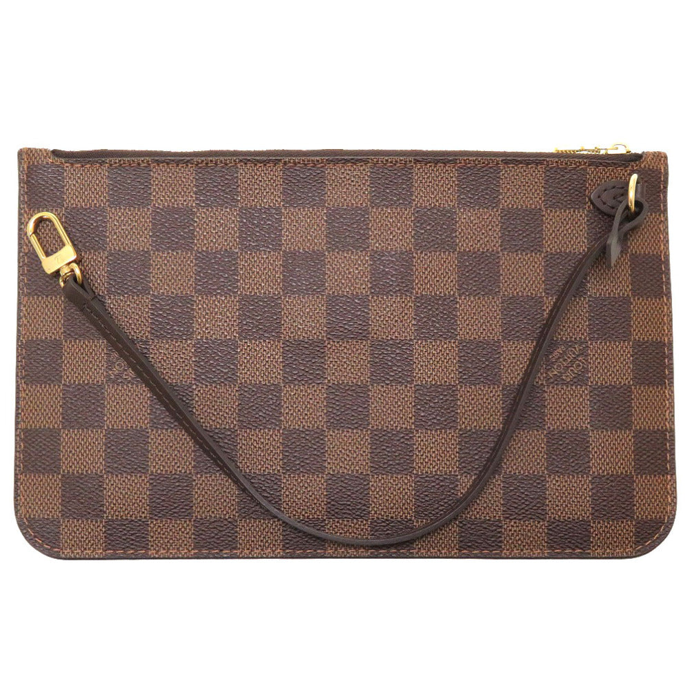 美品 ルイ ヴィトン ダミエ ネヴァーフルポーチ MM/GM用 スリーズ ポーチ LV 0093E 0093 【中古】 LOUIS VUITTON