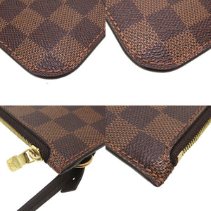 美品 ルイ ヴィトン ダミエ ネヴァーフルポーチ MM/GM用 スリーズ ポーチ LV 0093E 0093 【中古】 LOUIS VUITTON