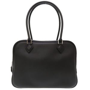 新品同様 エルメス ミニプリュム ヴォースイフト ブラック シルバー金具 A刻印(2017年製) ハンドバッグ バッグ 黒 0002 【中古】 HERMES プリュム20