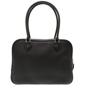 新品同様 エルメス ミニプリュム ヴォースイフト ブラック シルバー金具 A刻印(2017年製) ハンドバッグ バッグ 黒 0002 【中古】 HERMES プリュム20