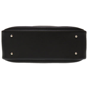 新品同様 エルメス ミニプリュム ヴォースイフト ブラック シルバー金具 A刻印(2017年製) ハンドバッグ バッグ 黒 0002 【中古】 HERMES プリュム20