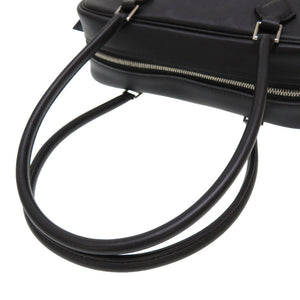 新品同様 エルメス ミニプリュム ヴォースイフト ブラック シルバー金具 A刻印(2017年製) ハンドバッグ バッグ 黒 0002 【中古】 HERMES プリュム20