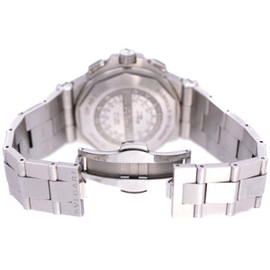 美品 ブルガリ ディアゴノ プロフェッショナルクロノ DP42SCH 自動巻き 腕時計 SS ブラック 黒文字盤 0003【中古】BVLGARI メンズ