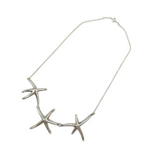 美品 ティファニー スターフィッシュ トリプル ヒトデ シルバー925 ネックレス 0015【中古】TIFFANY&Co.