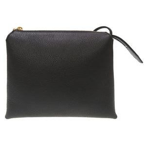 新品同様 ザ ロウ ヌ ミニ バッグ レザー ブラック ゴールド金具 W1236 ショルダーバッグ バッグ 黒 0022 【中古】 THE ROW