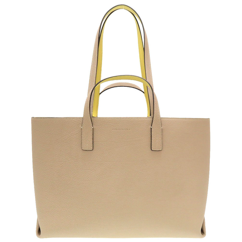 未使用 ボナベンチュラ ソフィア リバーシブル トートバッグ レザー グレージュ イエロー BRTT1-GGYE トートバッグ バッグ 0029 【中古】 BONAVENTURA