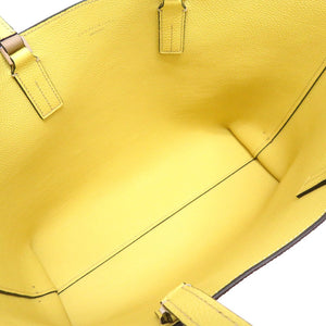 未使用 ボナベンチュラ ソフィア リバーシブル トートバッグ レザー グレージュ イエロー BRTT1-GGYE トートバッグ バッグ 0029 【中古】 BONAVENTURA