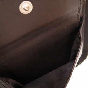 美品 グッチ マイクログッチシマ ブラウン 391465 ラウンドファスナー 長財布 トラベルケース 財布 茶 0038 【中古】 GUCCI