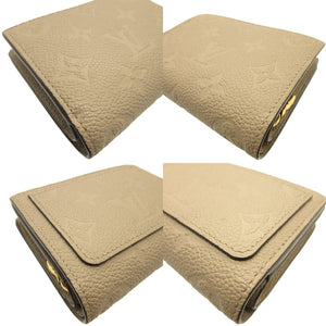 美品 ルイヴィトン M80152 コンパクトウォレット モノグラム アンプラント ポルトフォイユ クレア トゥルトレール 2つ折り財布 財布 0047【中古】LOUIS VUITTON