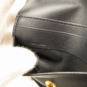 新品同様 マルベリー コンパクトウォレット レザー グリーン 緑 2つ折り財布 財布 0048【中古】Mulberry