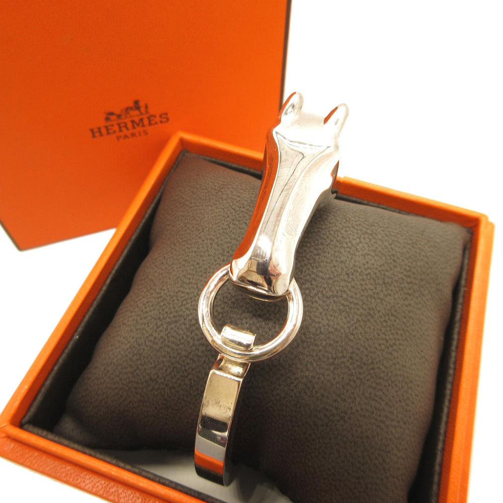 新品同様 エルメス ギャロップ 馬 シルバー925 シルバー バングル ブレスレット 0052【中古】HERMES